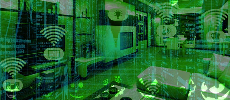 October 2021 Newsletter image: Halloween Cyber Security Internet of Things