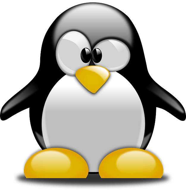 confused cartoon penguin